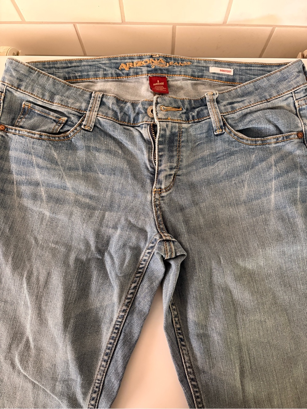 Arizona Jean Company Light Wash Boot Cut Jeans - Light Blue